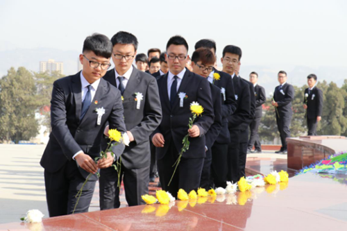 清明祭英烈　共铸中华魂——兰州交通大学博文学院清明祭扫活动