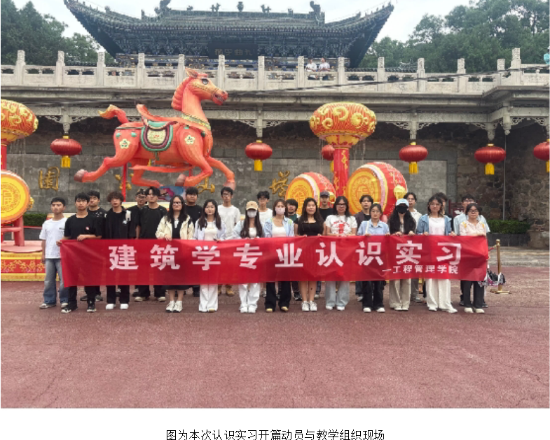工程管理学院2025级建筑学专业认识实习圆满收官