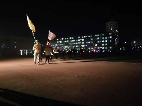 院绿色环保志愿者协会“扬帆公益跑”活动
